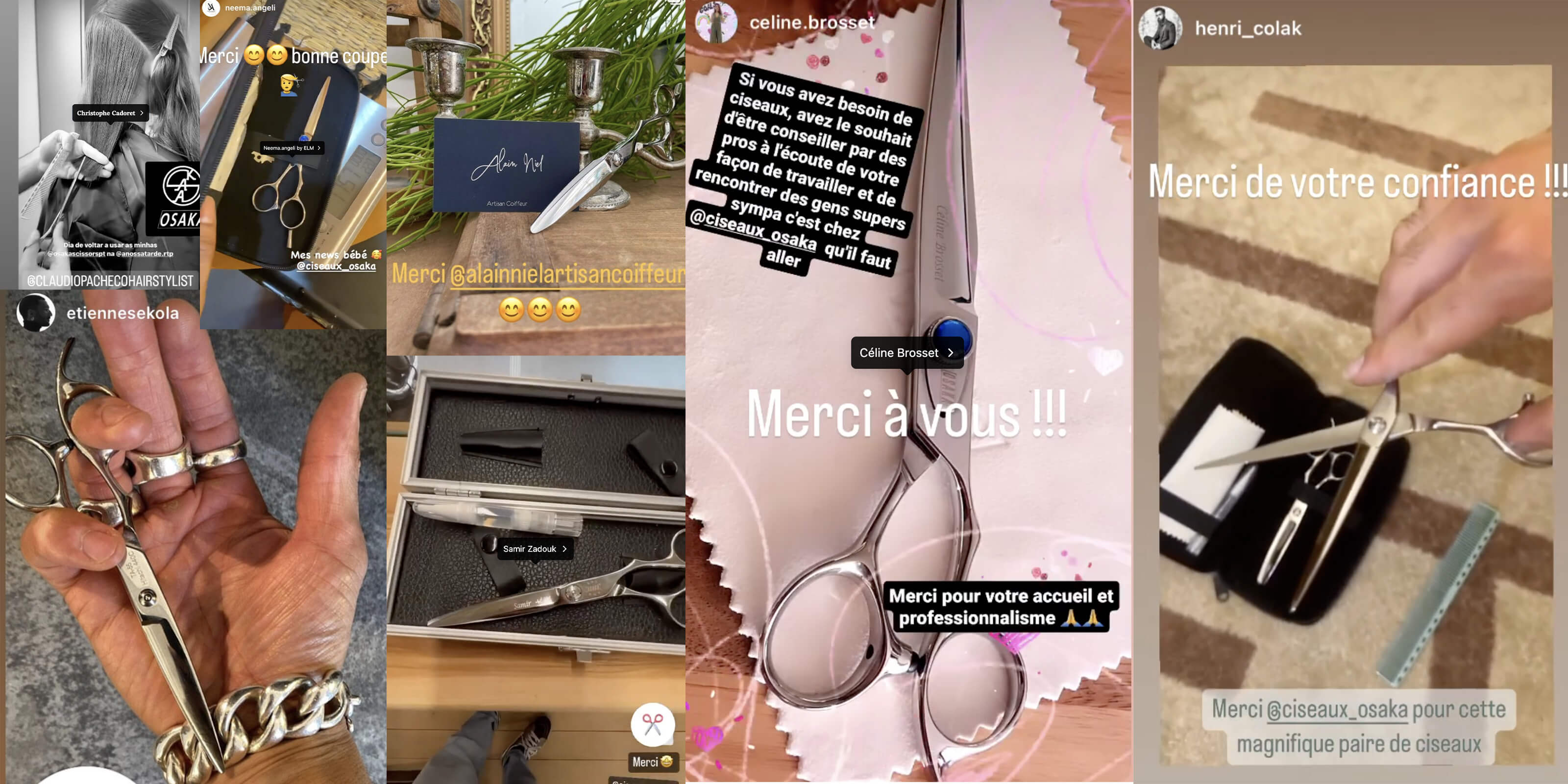 avis des coiffeurs sur les ciseaux osaka japonais