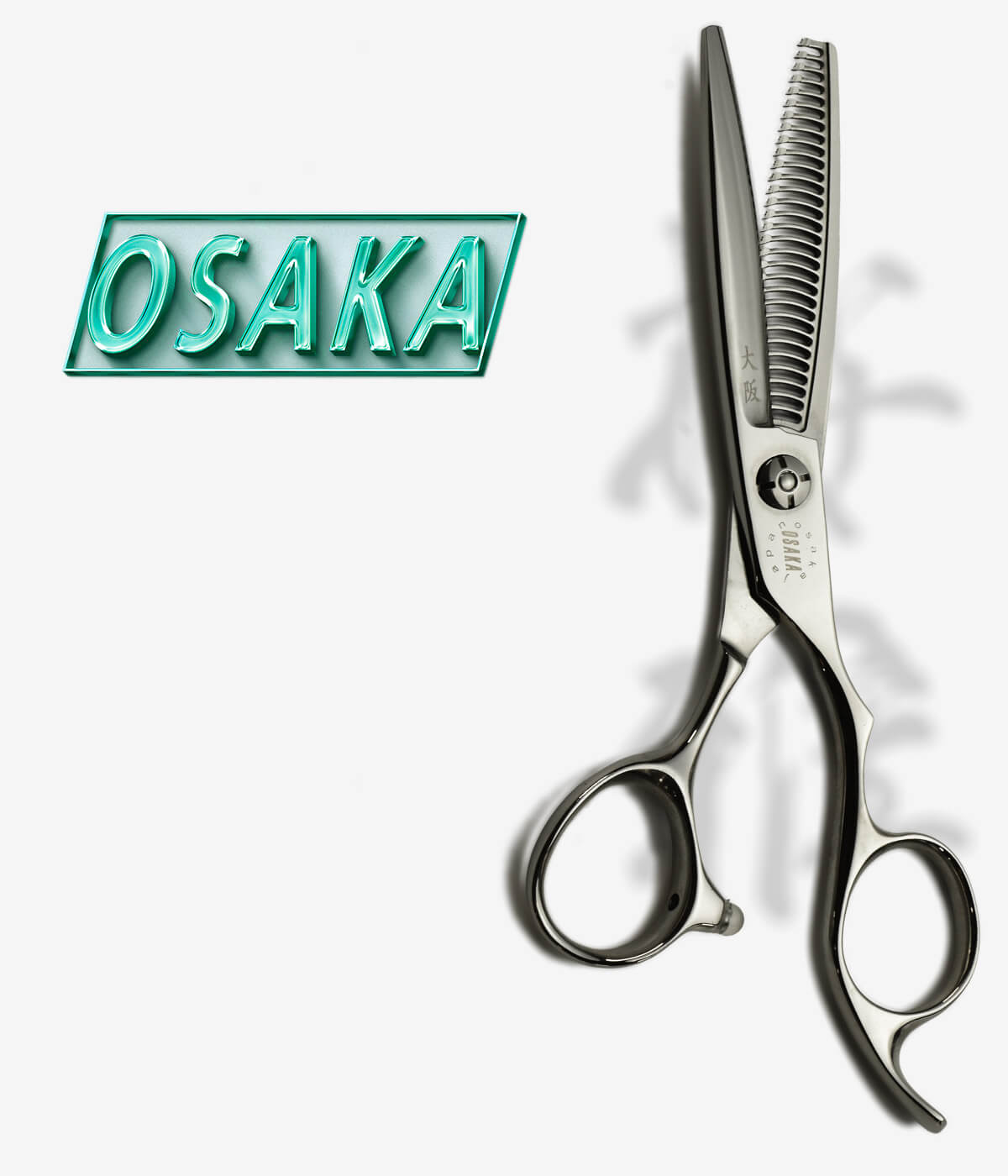 ciseaux japonais osaka de coiffure à désépaissir et pour effiler les cheveux 