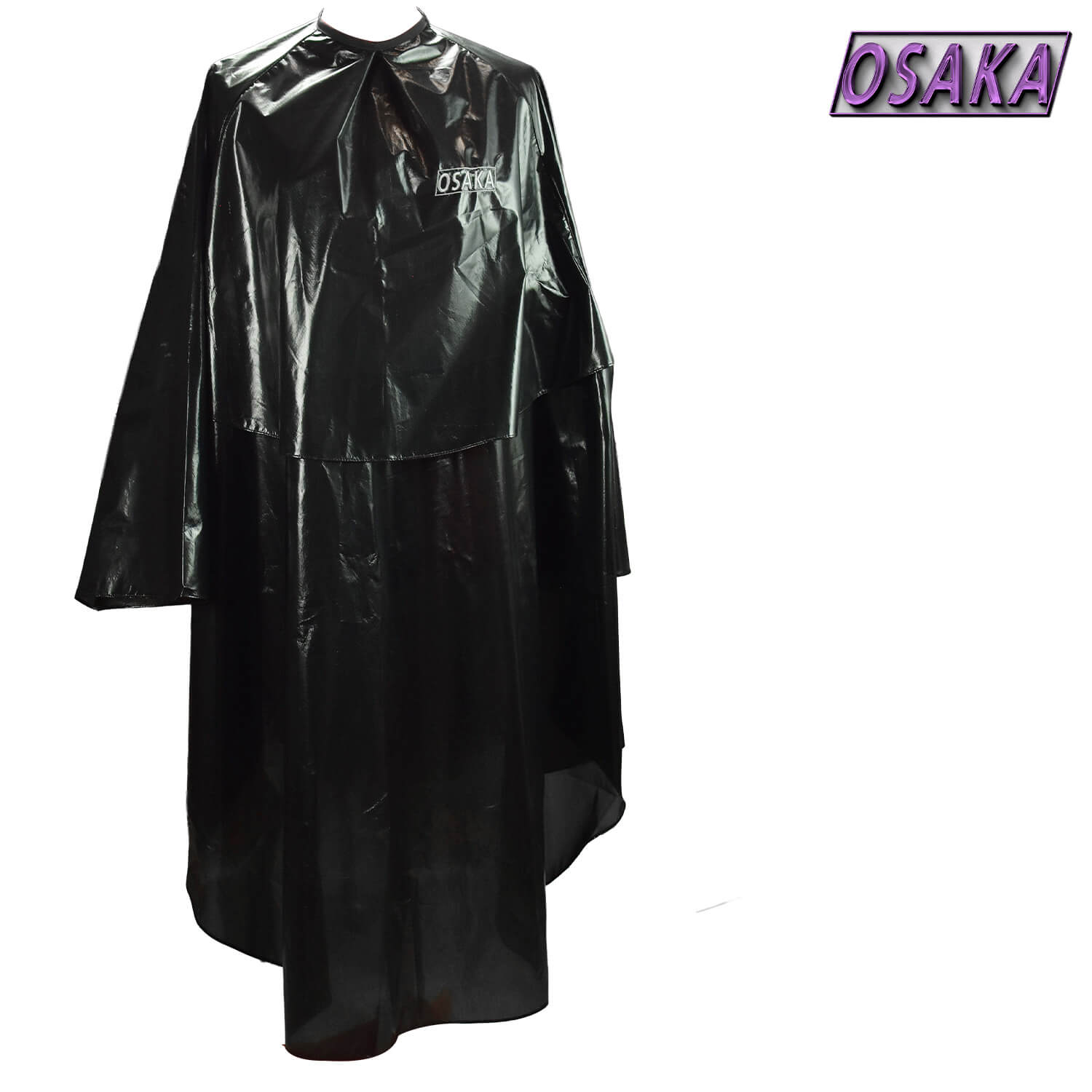 peignoir de coupe osaka net in dress noir en matériel antistatique antitâche et déperlant