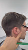 Coupe homme professionnelle par Clara Quesnes utilisant les ciseaux de coiffure OSAKA.
