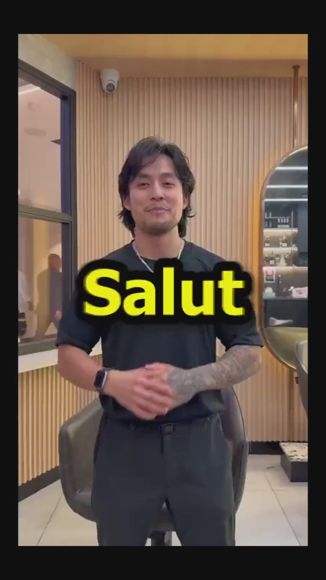 présentation du coiffeur Rich Tran, ambassadeur chez les ciseaux OSAKA